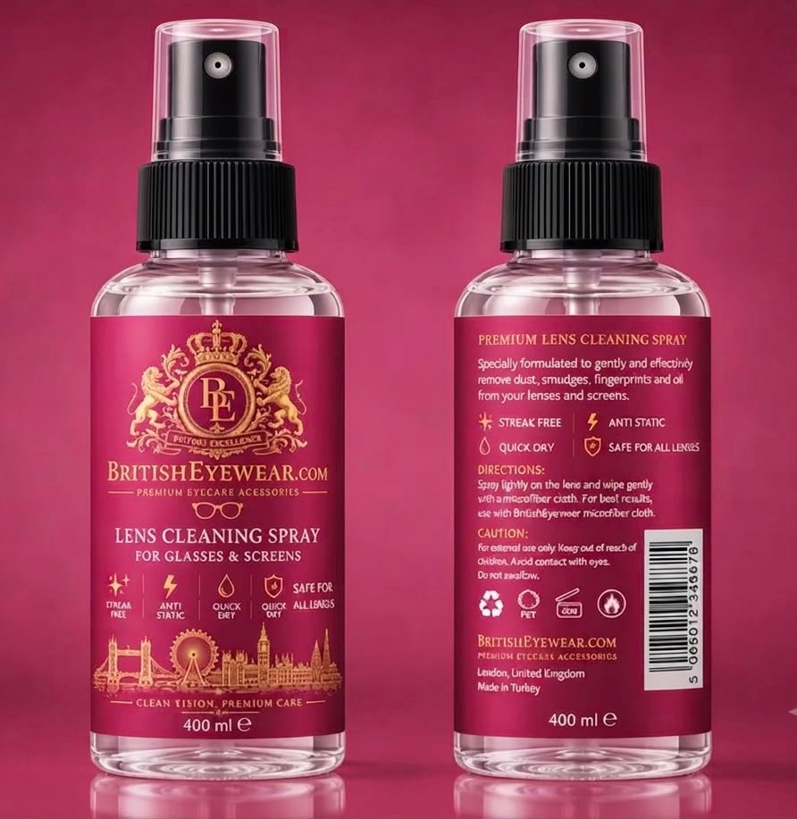 Gözlük Temizleme Spreyi 400 ml pink