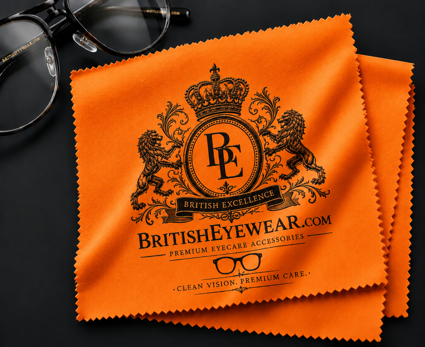 Gözlük Temizleme Bezi Orange 15x18