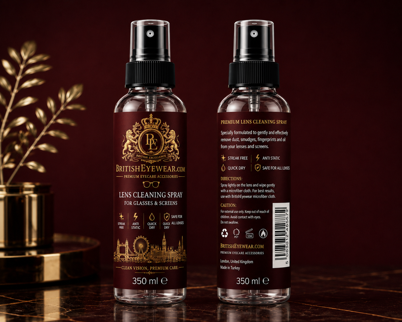 Gözlük Temizleme Spreyi 350 ml Red