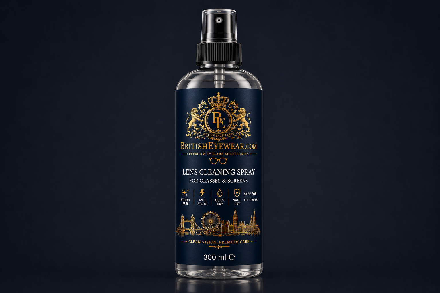 Gözlük Temizleme Spreyi 300 ml Blue